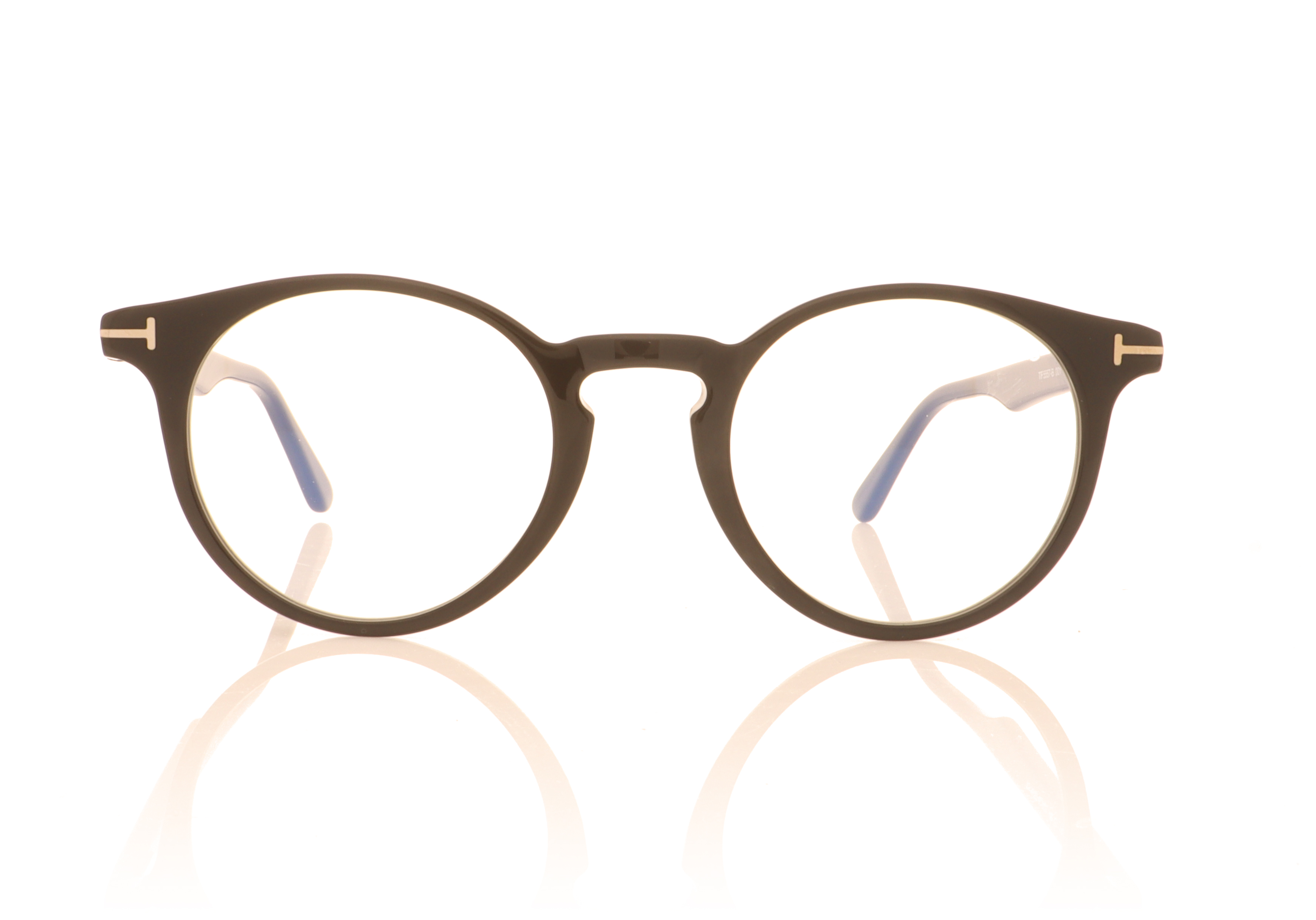 Tom Ford FT5557-B/V TF5557-B Black 001 Glasses
