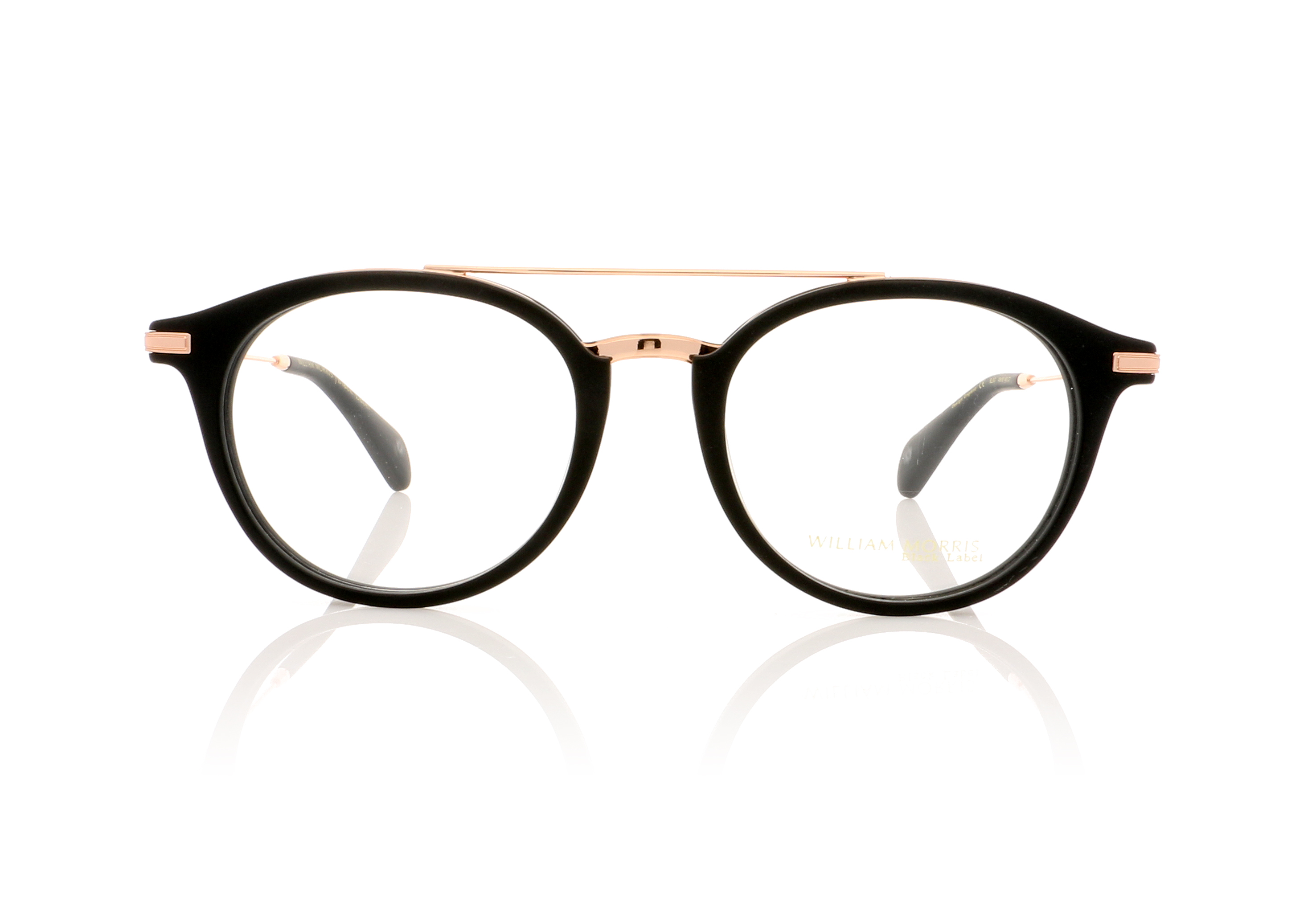 William Morris BL047 Matte black/rose gold C1 Glasses