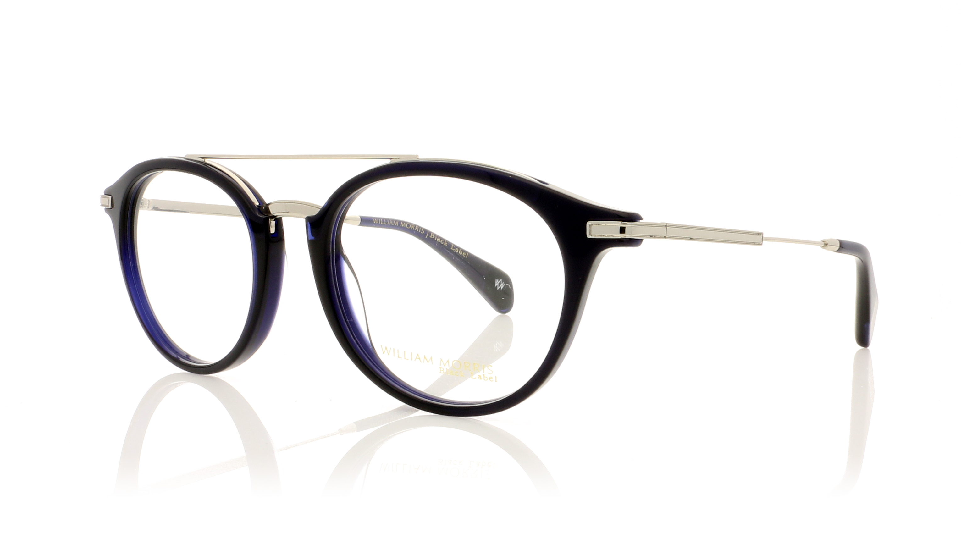 William Morris BL047 Midnight blue/silver C3 Glasses