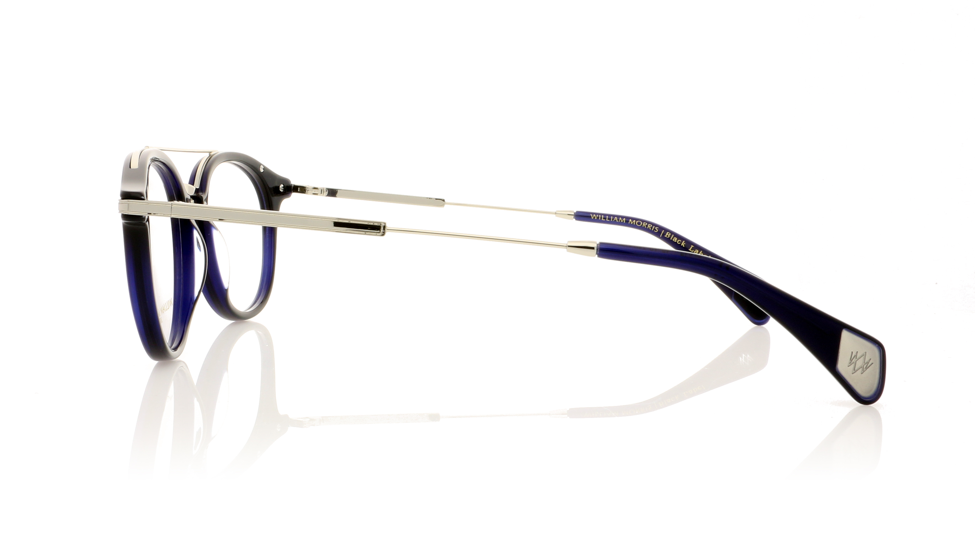 William Morris BL047 Midnight blue/silver C3 Glasses