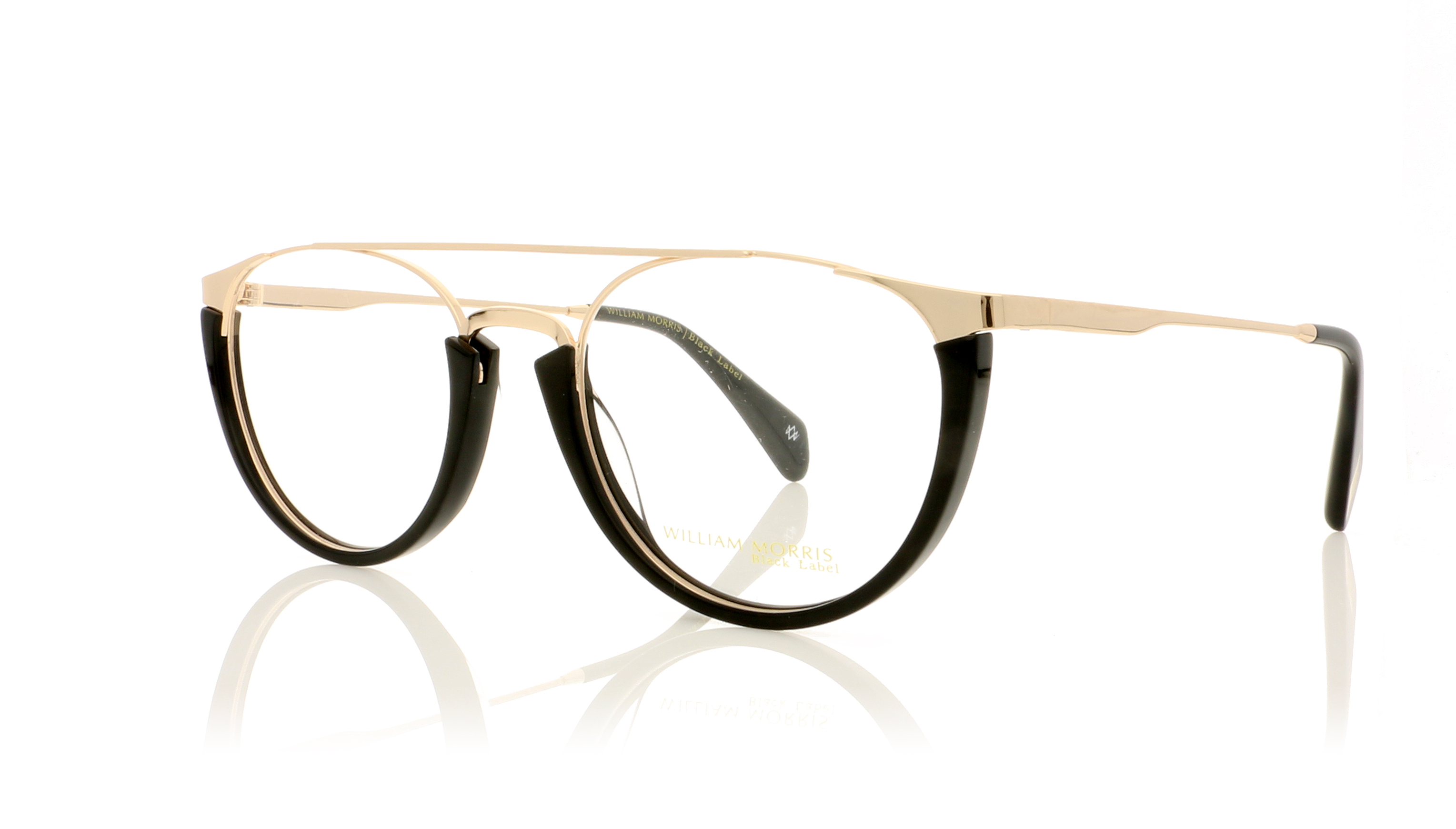 William Morris BL40001 Black/gold C1 Glasses