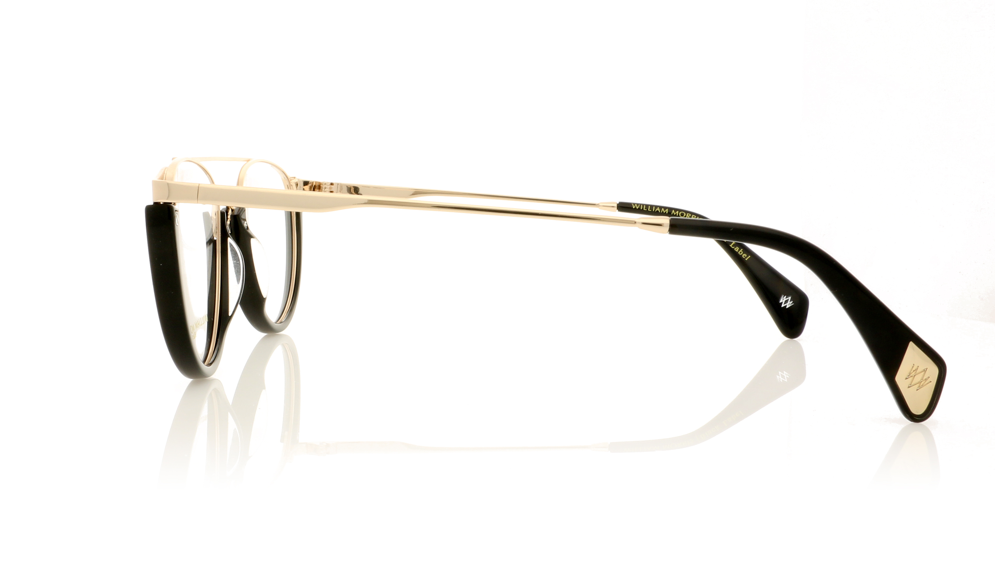 William Morris BL40001 Black/gold C1 Glasses