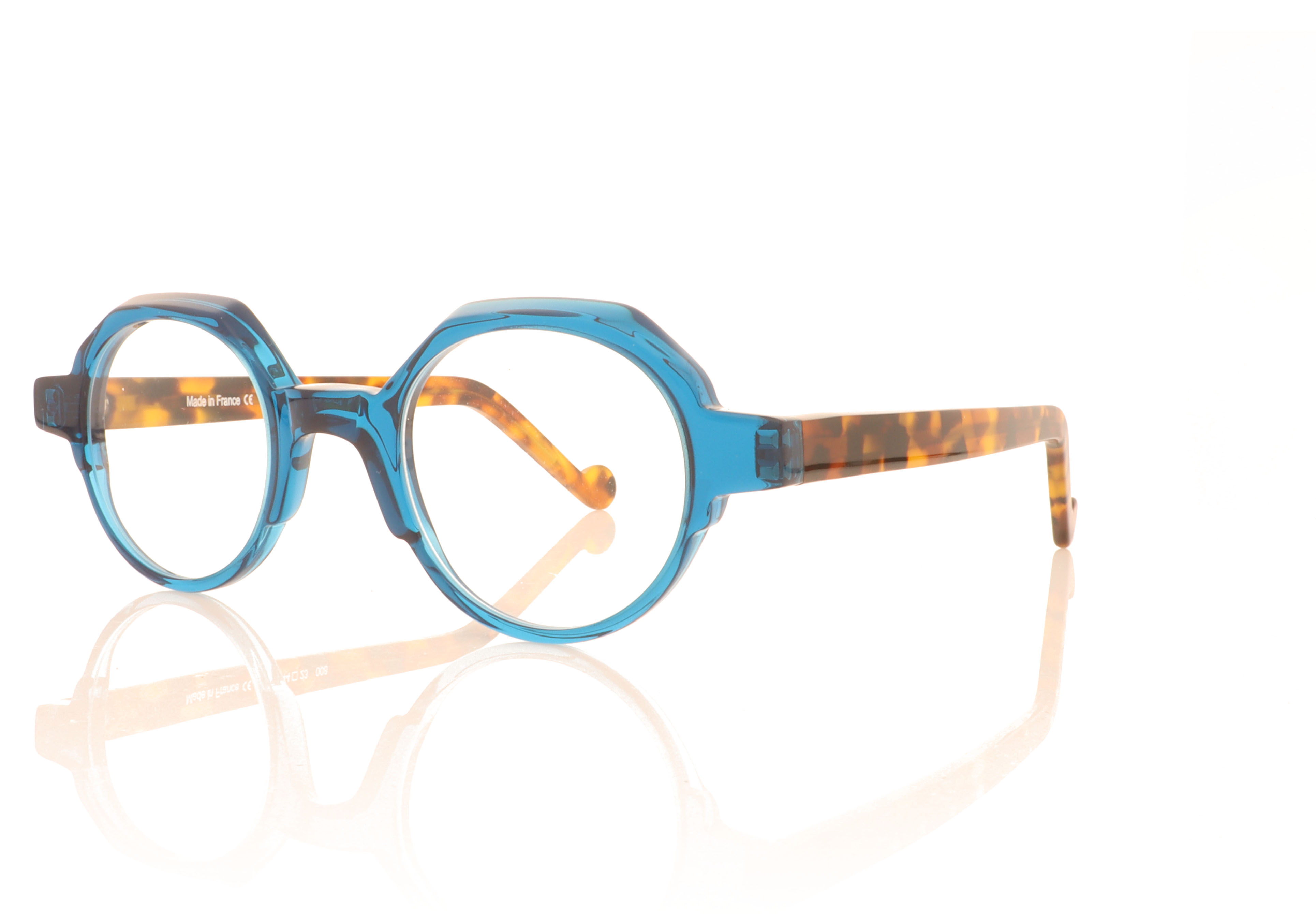 XIT Eyewear 218 008 Blue Glasses - Angle