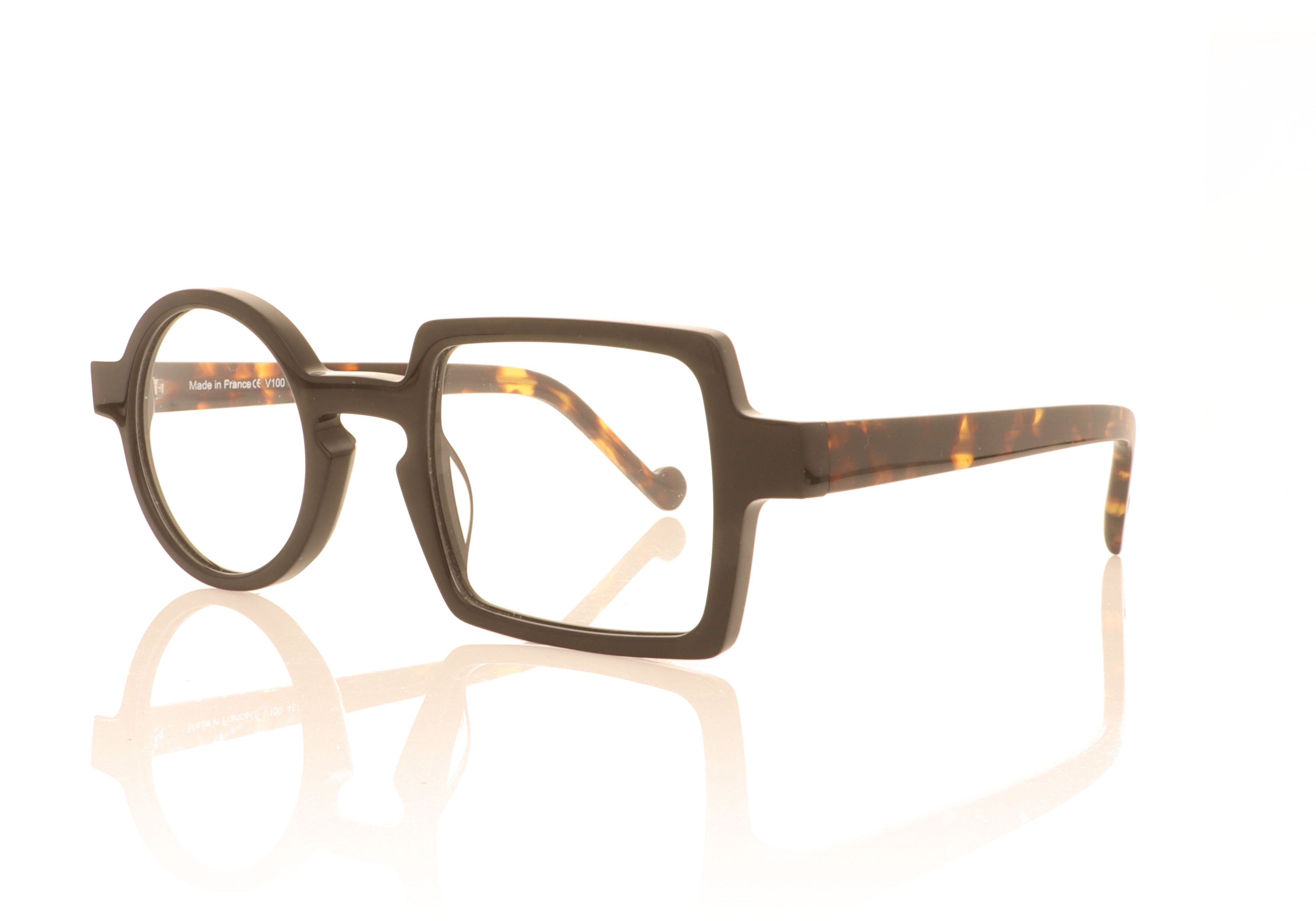 XIT Eyewear V100 000 Tortoise Glasses - Angle