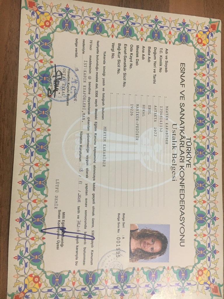 Meryem sertifikası