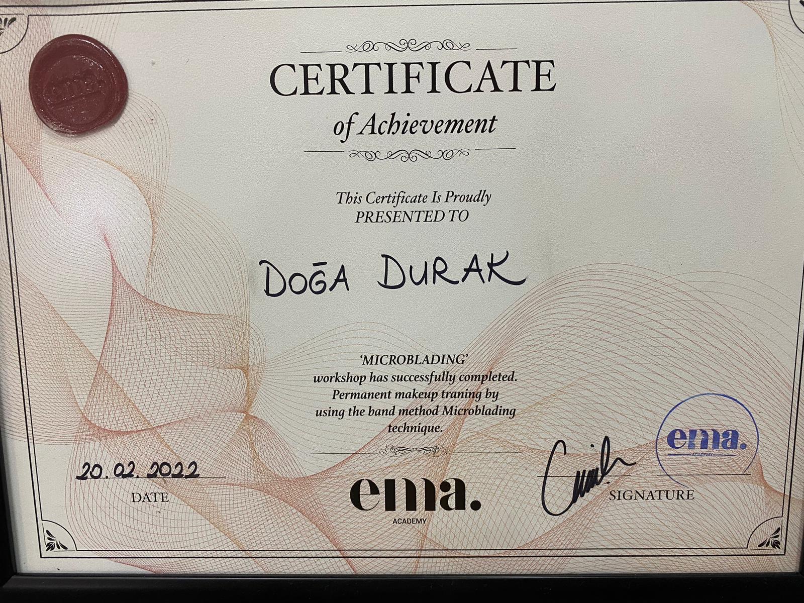 Doğa sertifikası