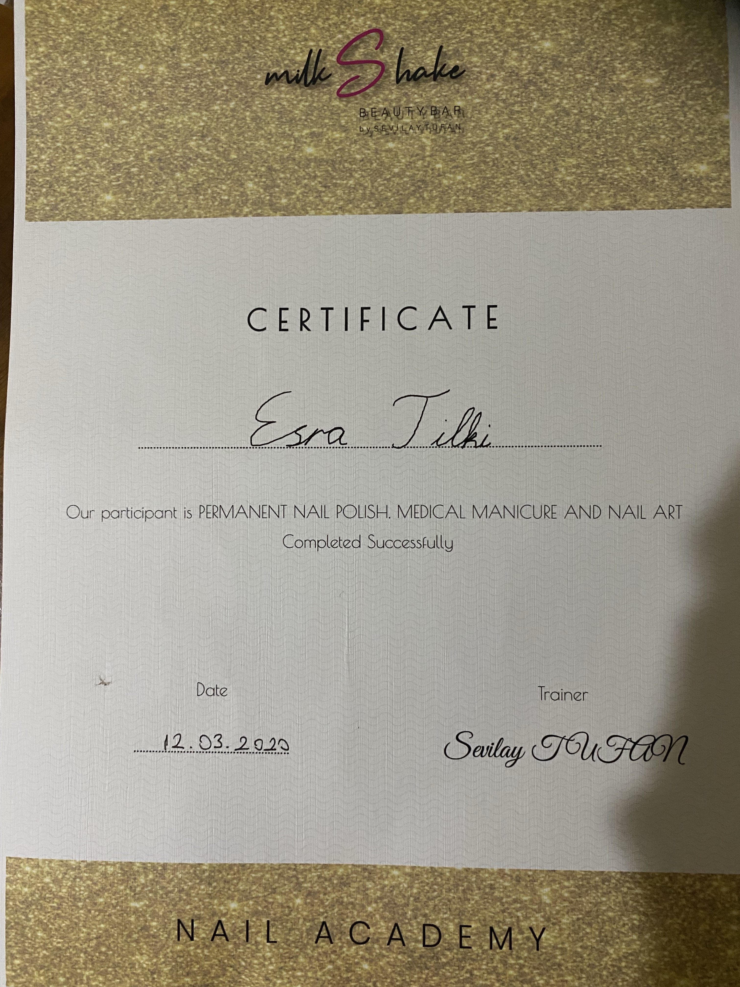 Esra sertifikası