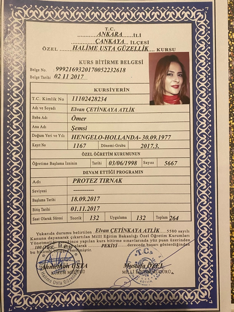 Elvan sertifikası