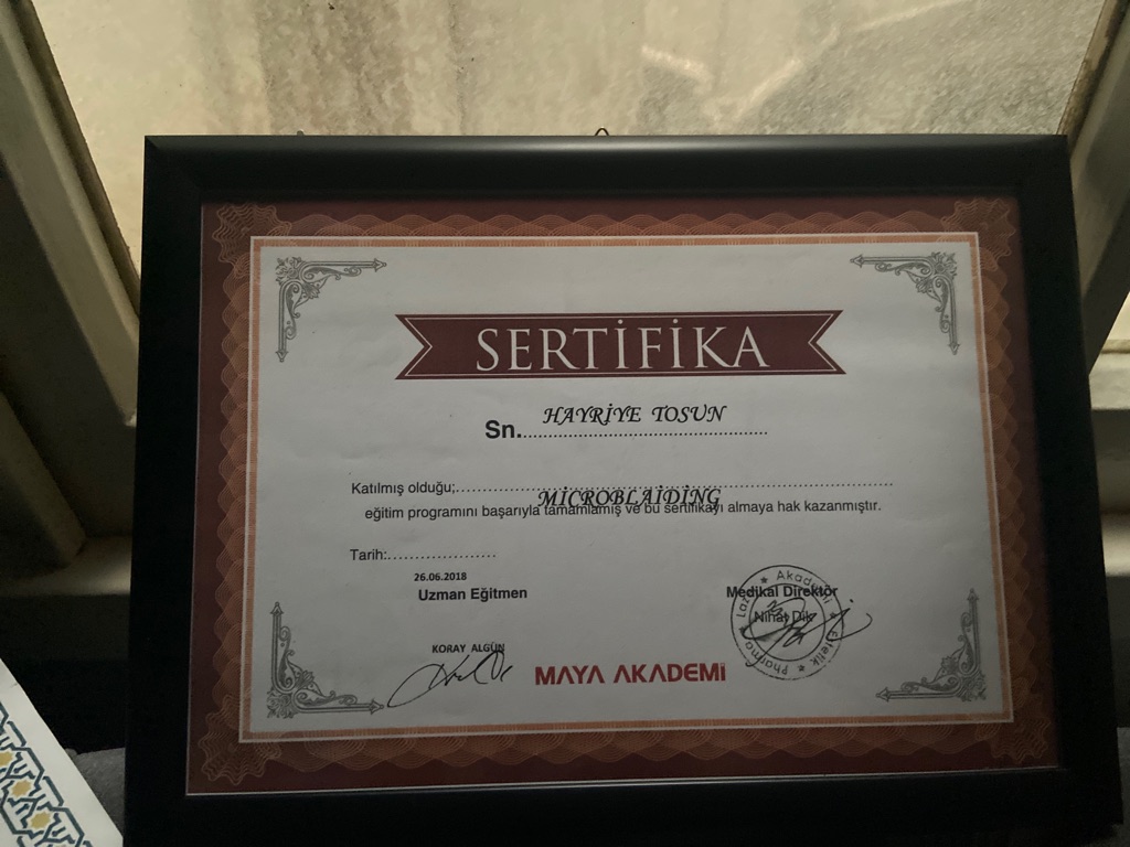 Hayriye sertifikası