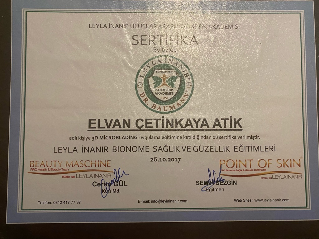 Elvan sertifikası
