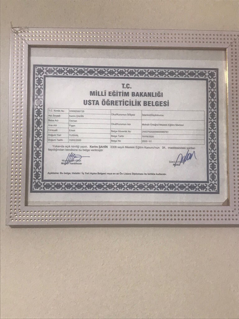 Kerim sertifikası
