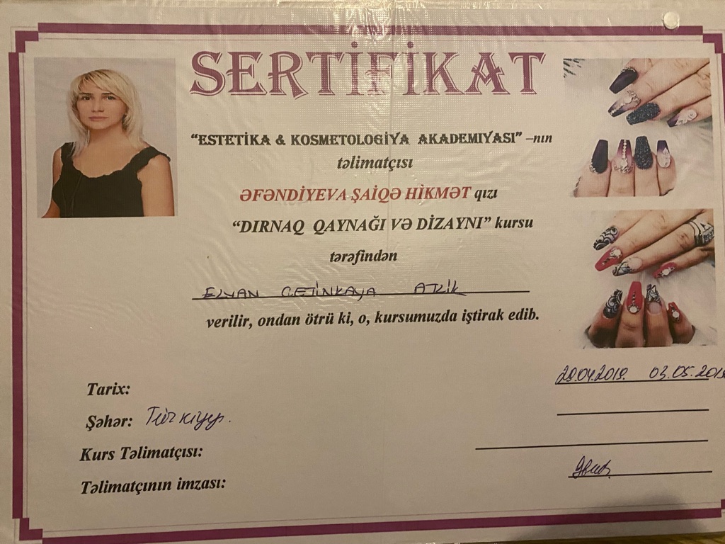 Elvan sertifikası
