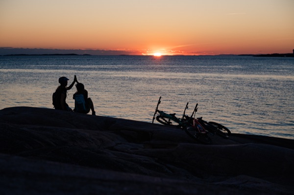 Yoga och e-MTB på tjurpannan