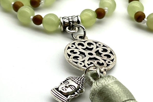 Green Heart Mala