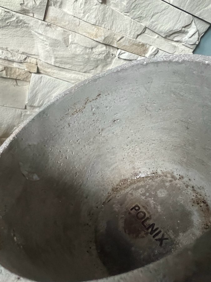 Doniczka osłonka betonowa twarz głowa 4
