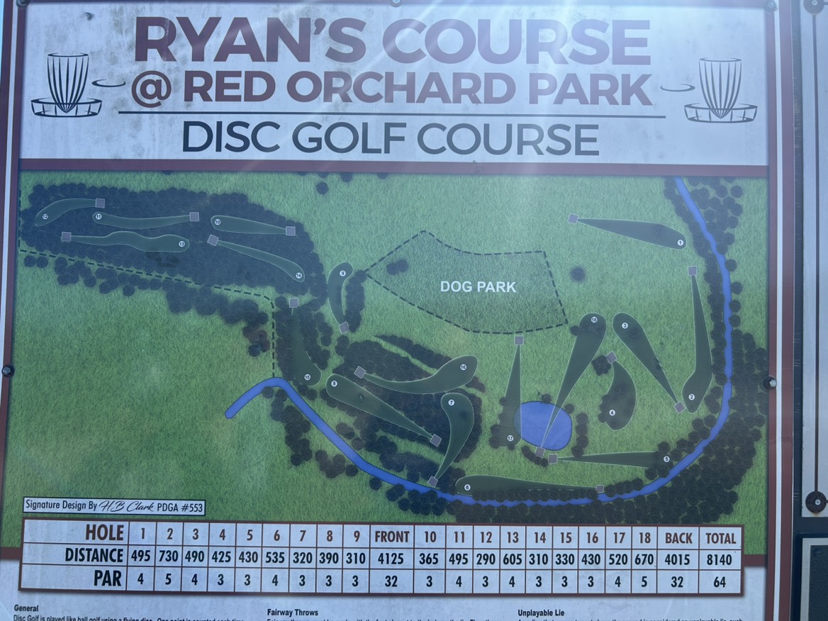 Ryan’s Course disc golf course in Shelbyville, KY