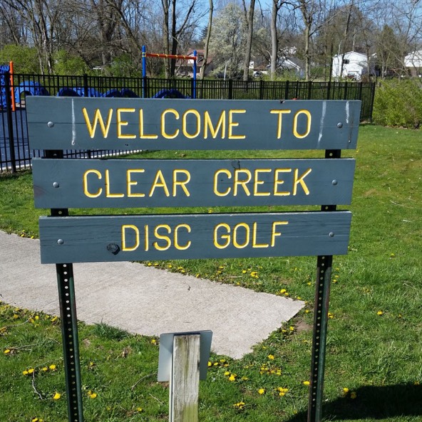 Clear Creek disc golf course in Richmond, IN