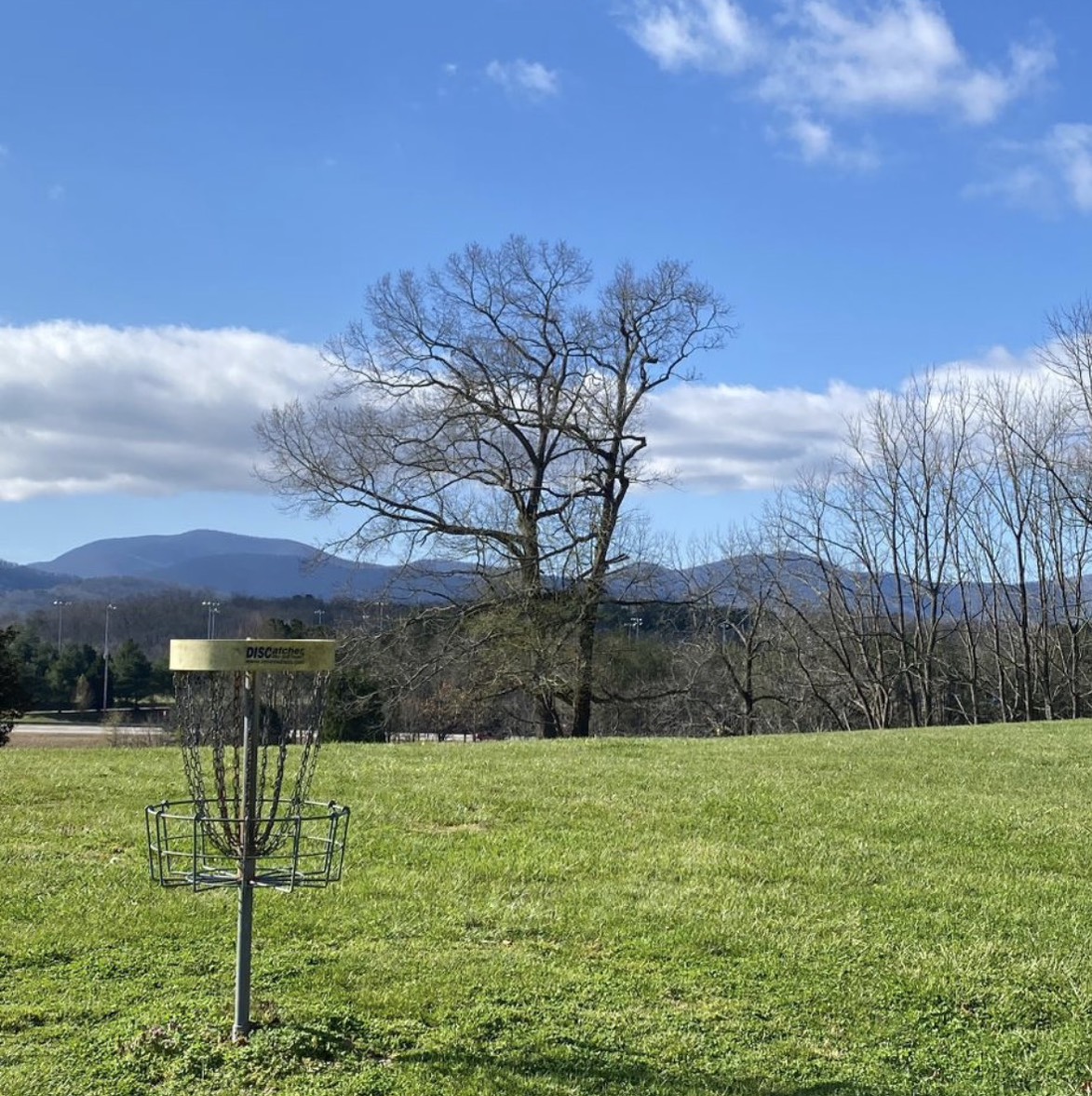 Meeks park disc golf course in Blairsville, GA