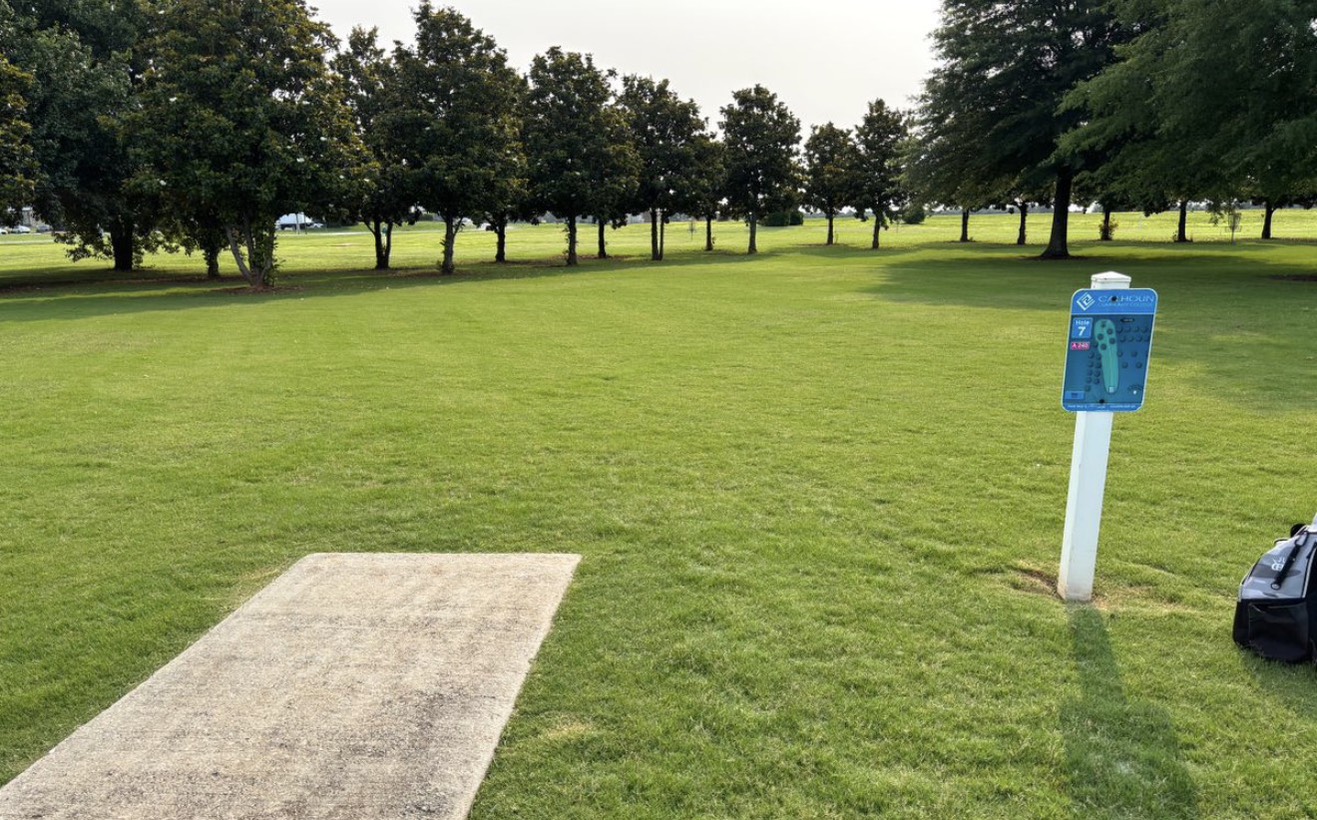 Calhoun Warhawks DGC disc golf course in Decatur, AL