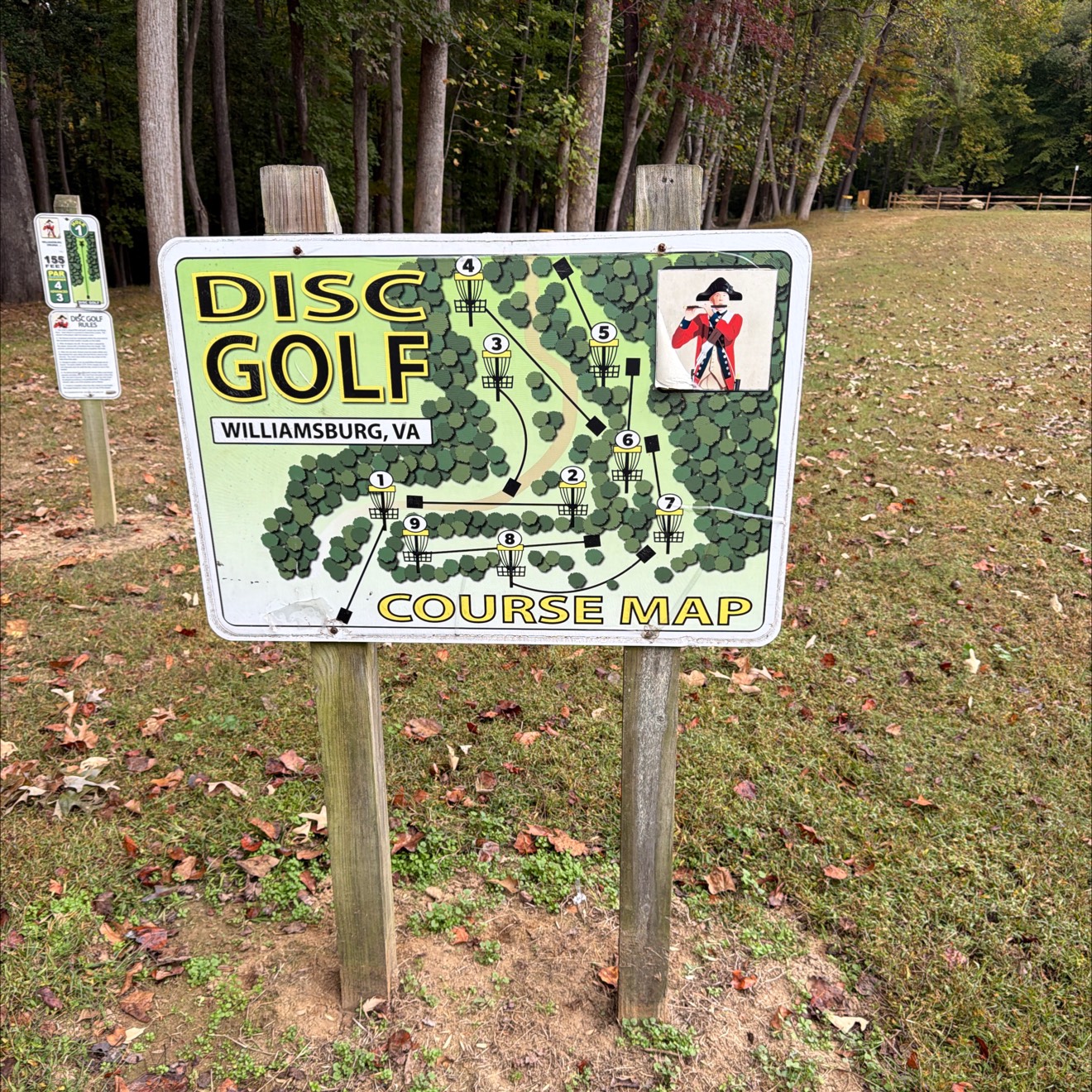 Jellystone Park DGC disc golf course in Williamsburg, VA