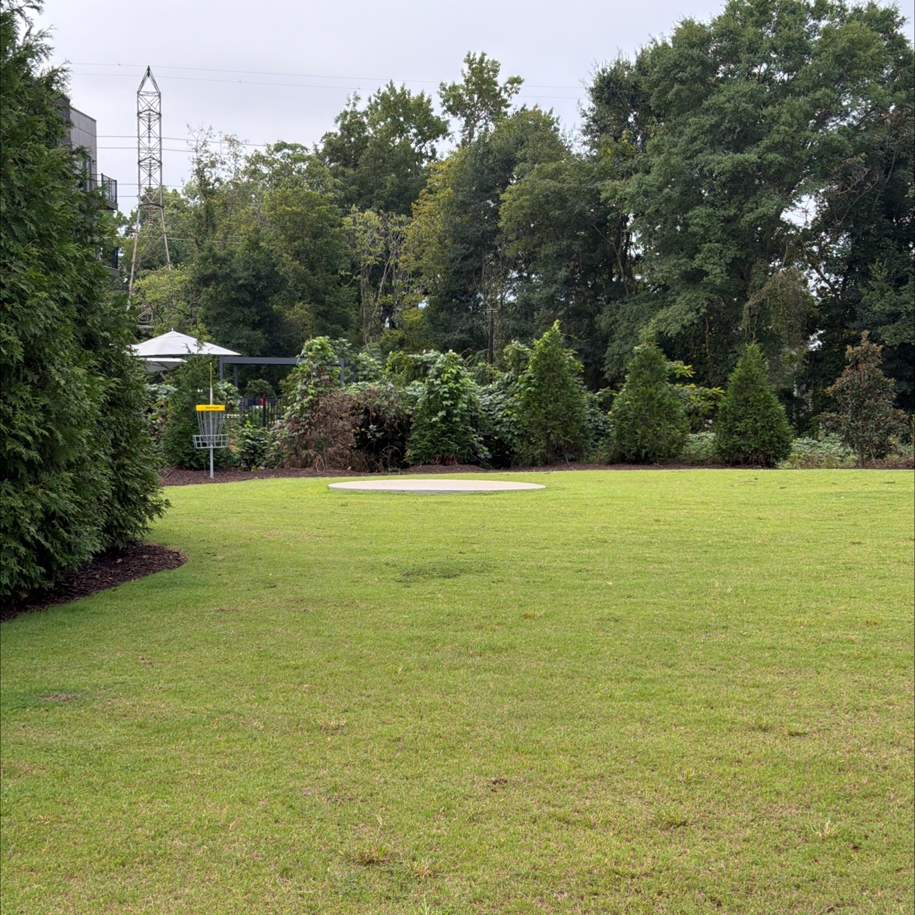 Riverside Apartments disc golf course in Greenville, SC