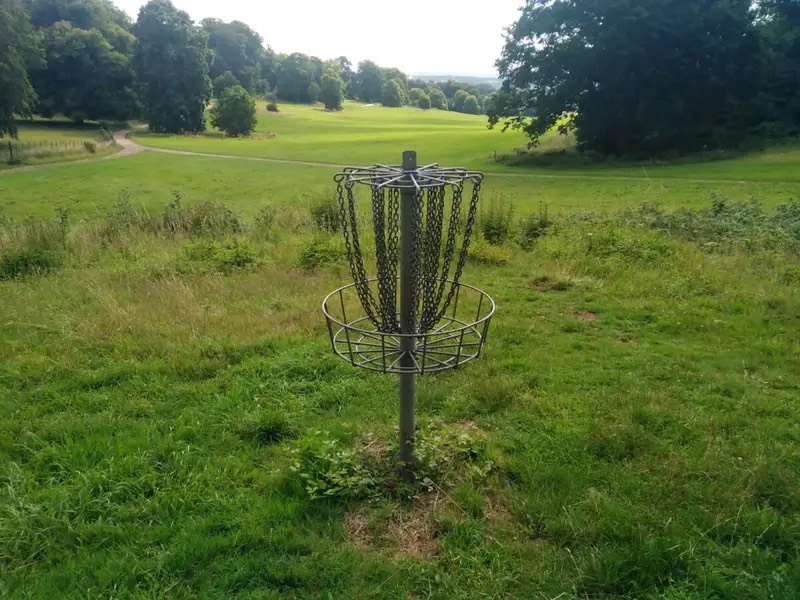 Ashton Court disc golf course in Bristol, England