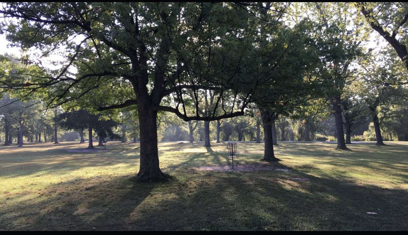 Ellicot creek park disc golf course in Tonawanda, NY