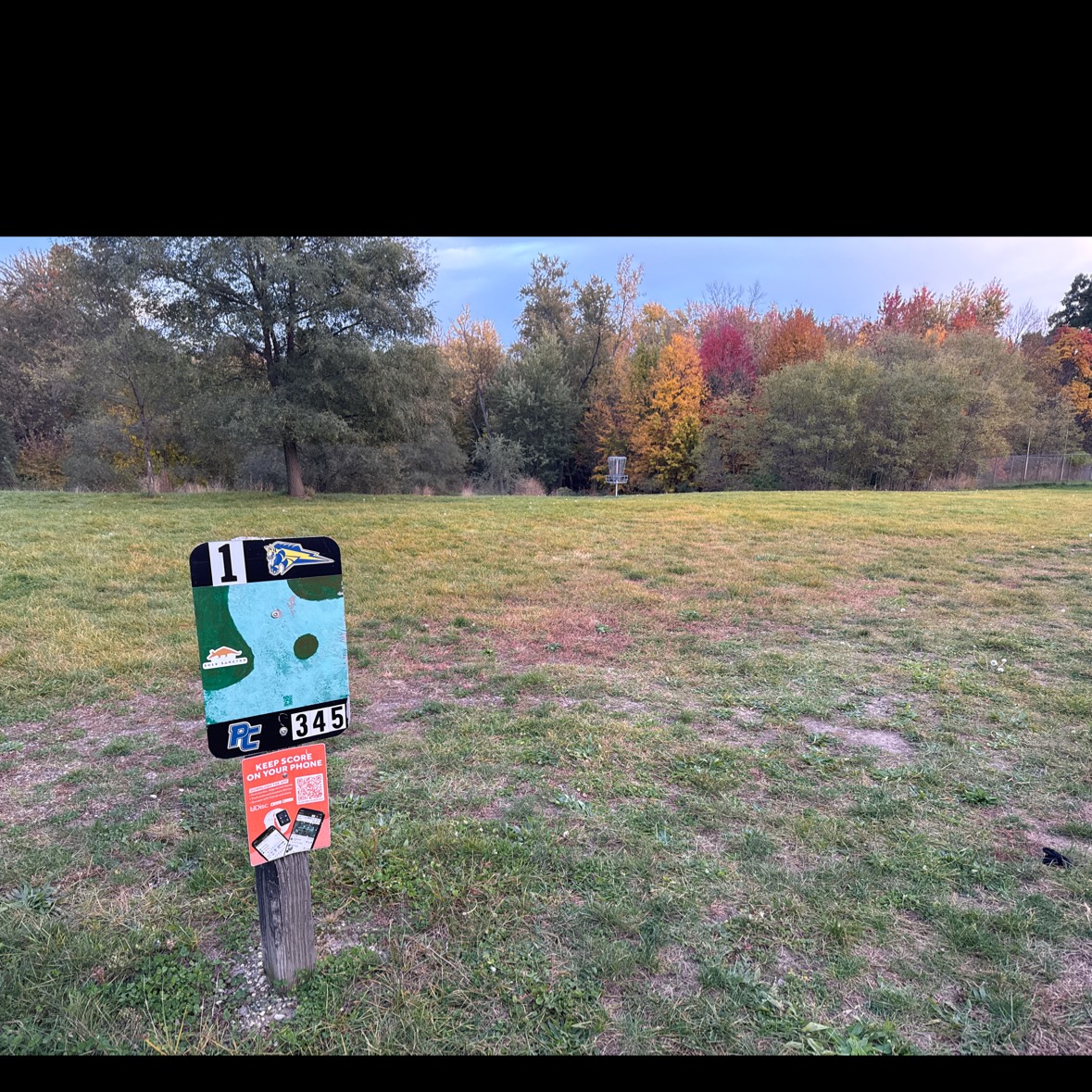 Mustard Valley disc golf course in Portage, MI