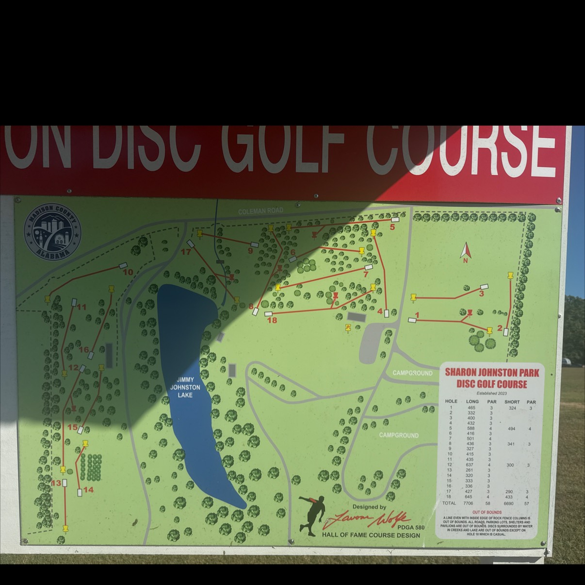 Sharon Johnston Disc Golf Course disc golf course in New Market, AL