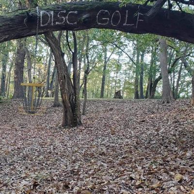 Fuller Park disc golf course in Muscatine, Iowa