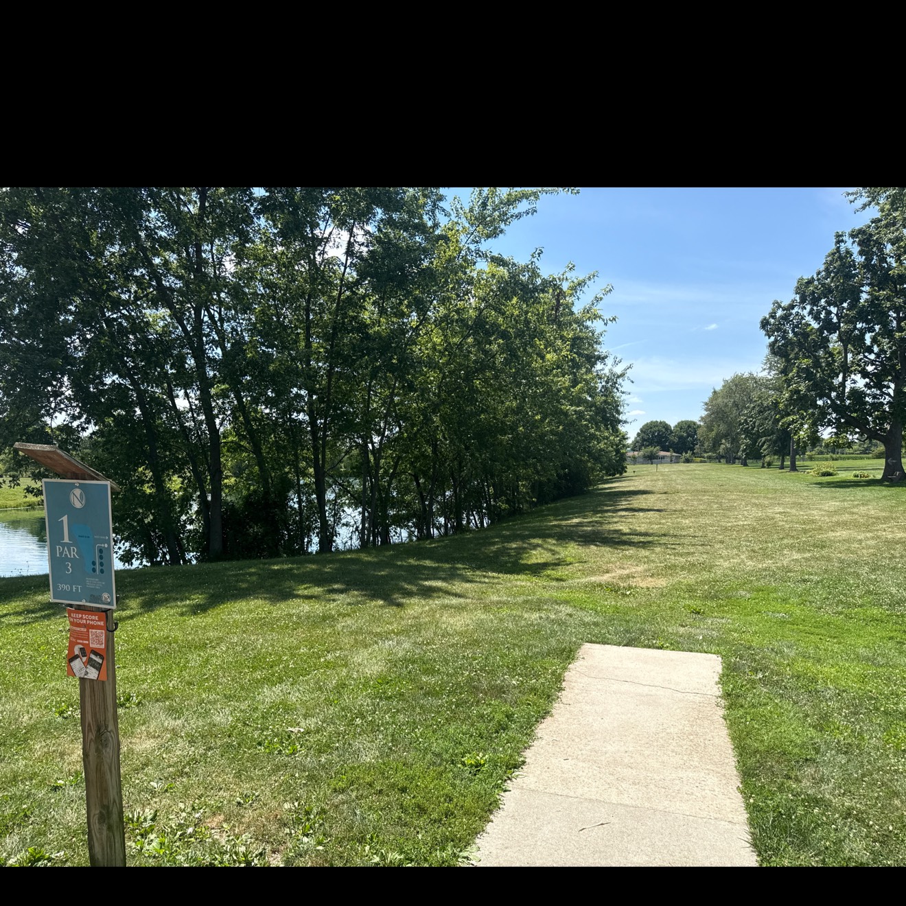 Northwest Community Park disc golf course in Brownsburg, IN