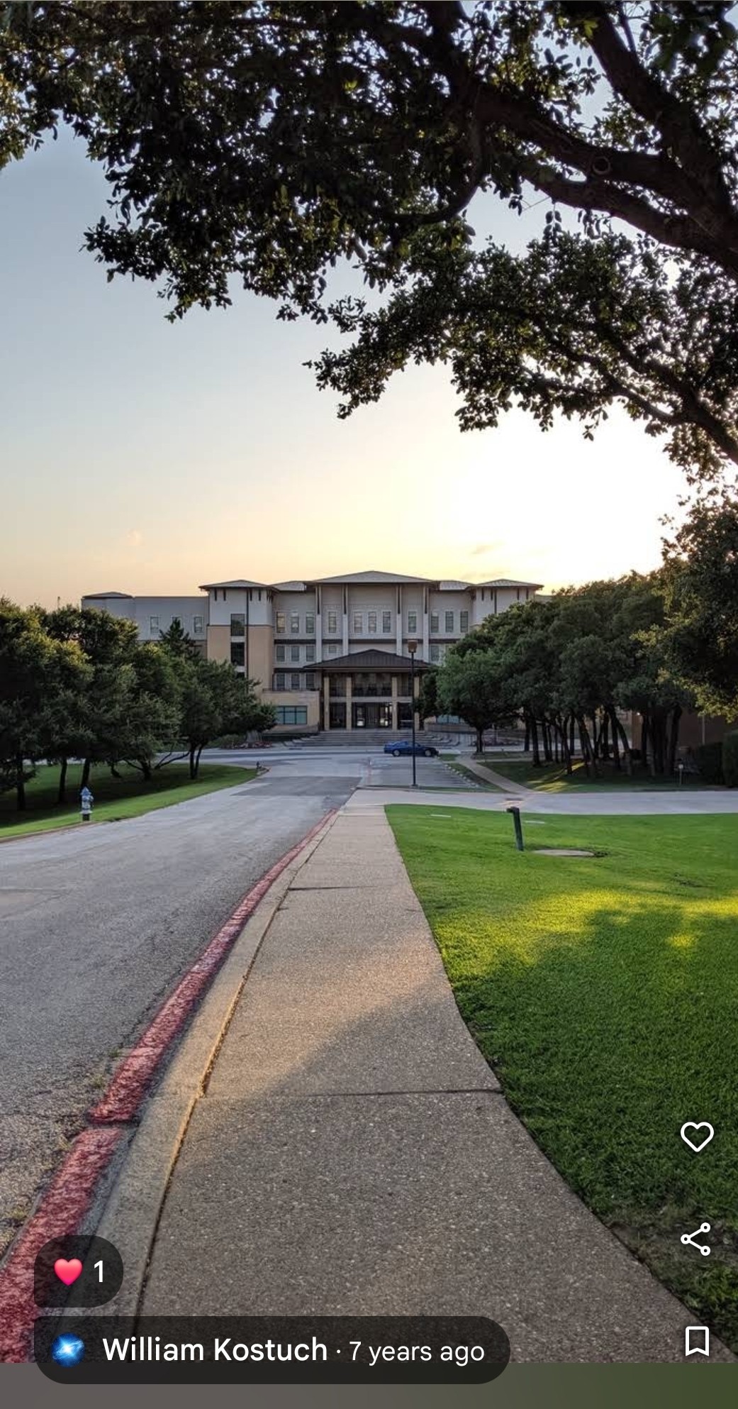 University of Dallas disc golf course in Irving, Texas