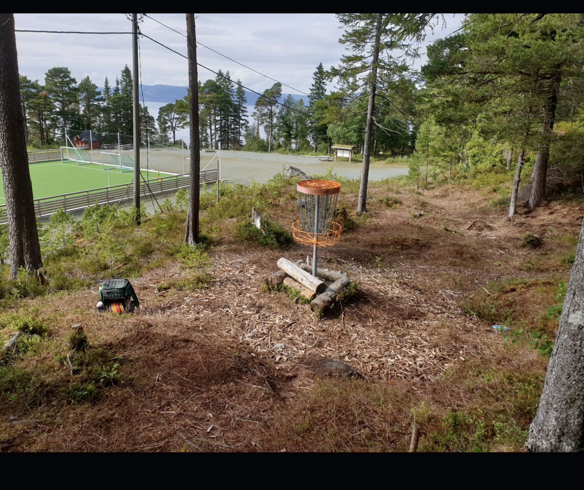 Trolla discgolfpark disc golf course in Trondheim, Trøndelag