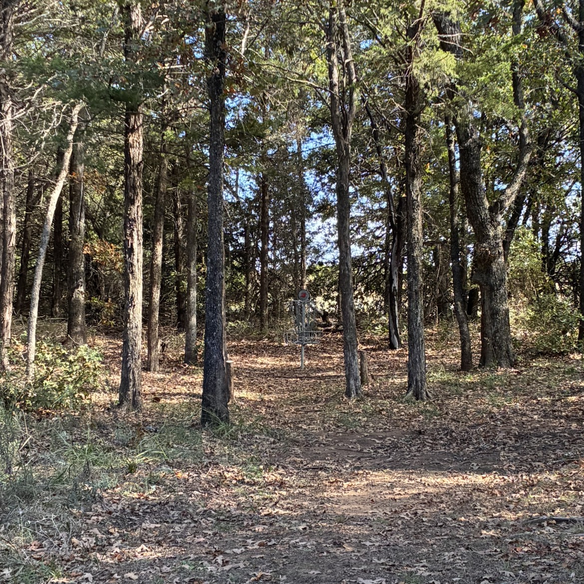 Lake McMurty North disc golf course in Stillwater, OK