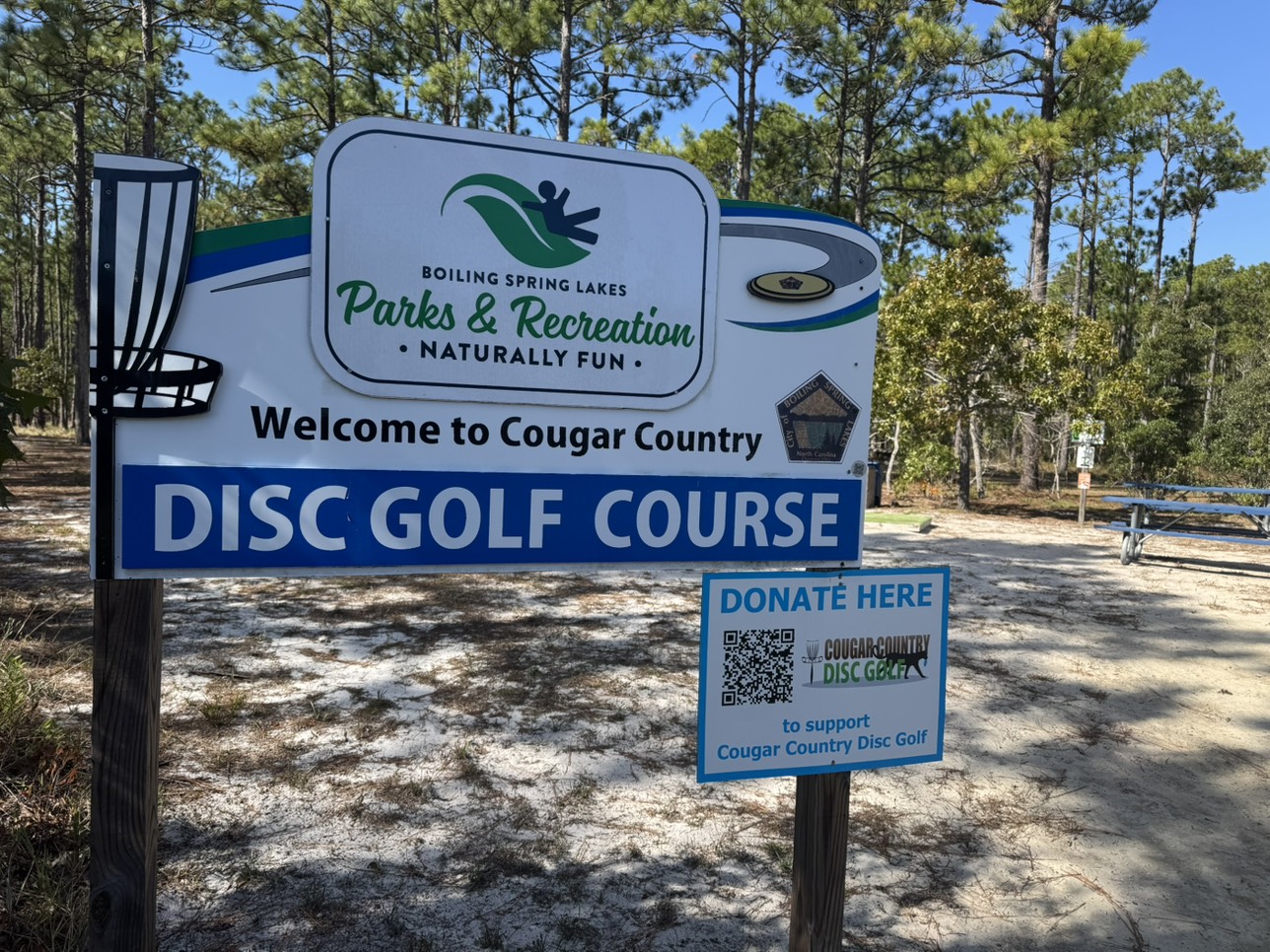 My Course disc golf course in Boiling Spring Lakes, NC