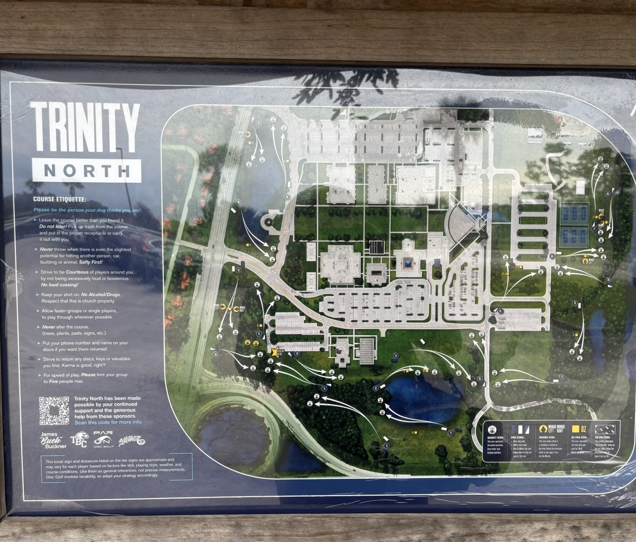 Trinity North disc golf course in Jacksonville, FL