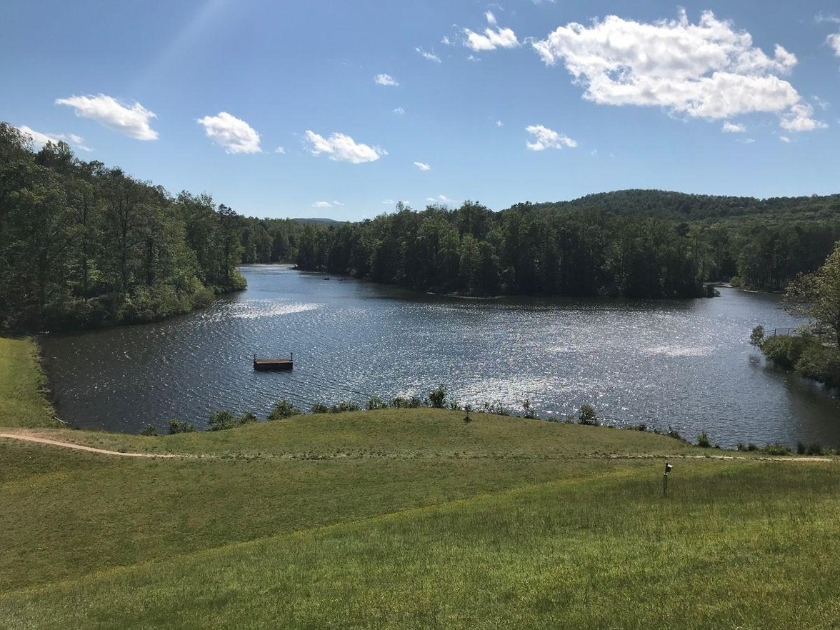 Walnut Creek Park disc golf course in North Garden, VA
