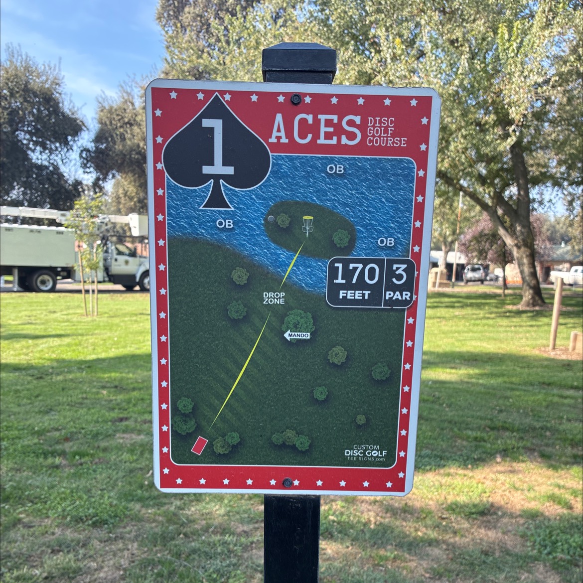 My Course disc golf course in Kingsburg, CA