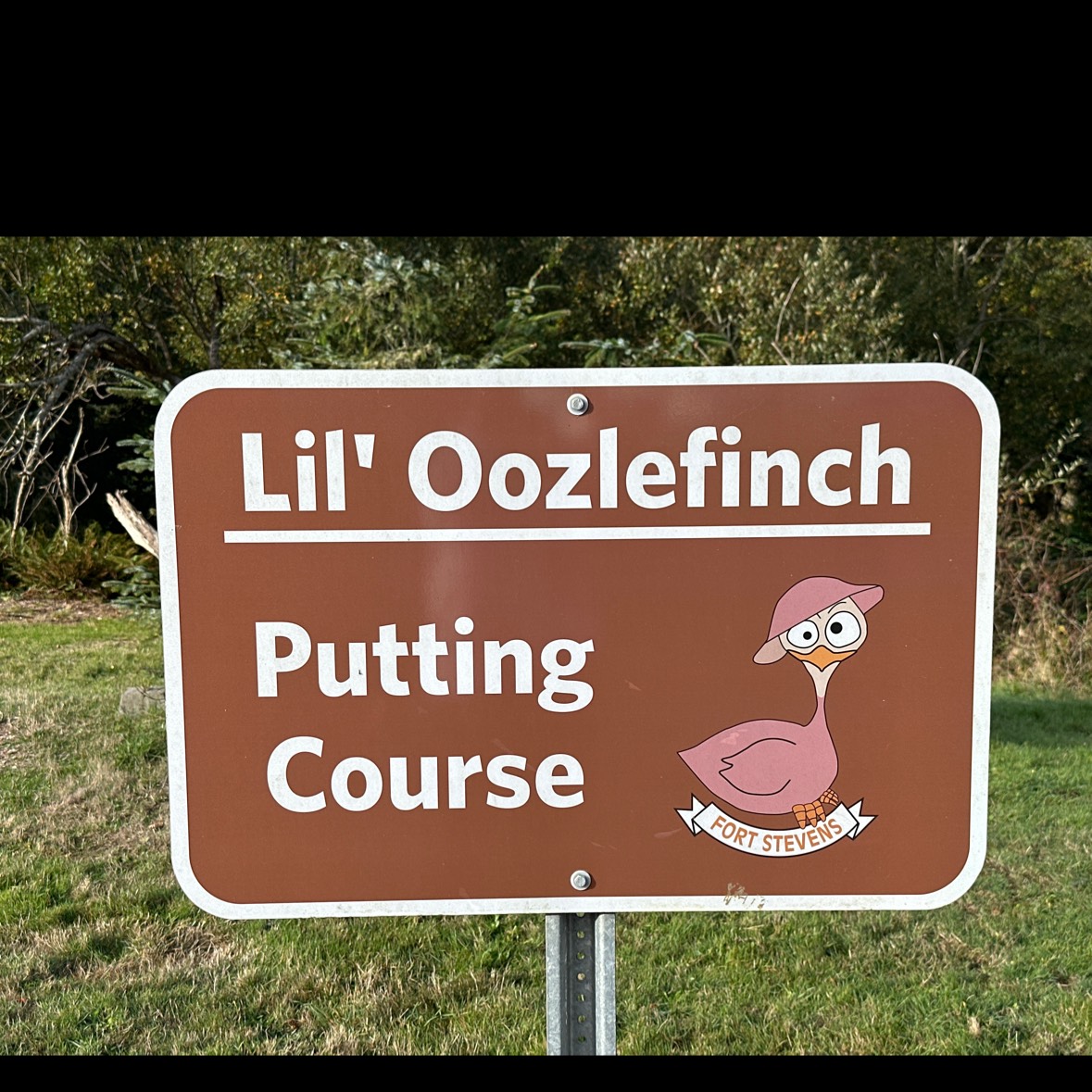 Lil’ Oozlefinch disc golf course in Hammond, OR