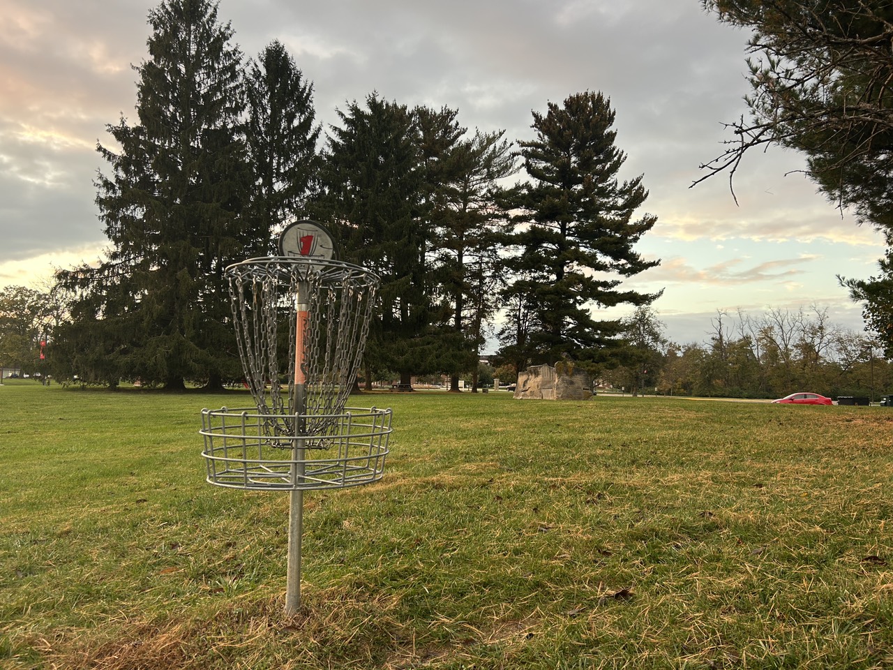 Miami Univeristy disc golf course in Oxford, OH