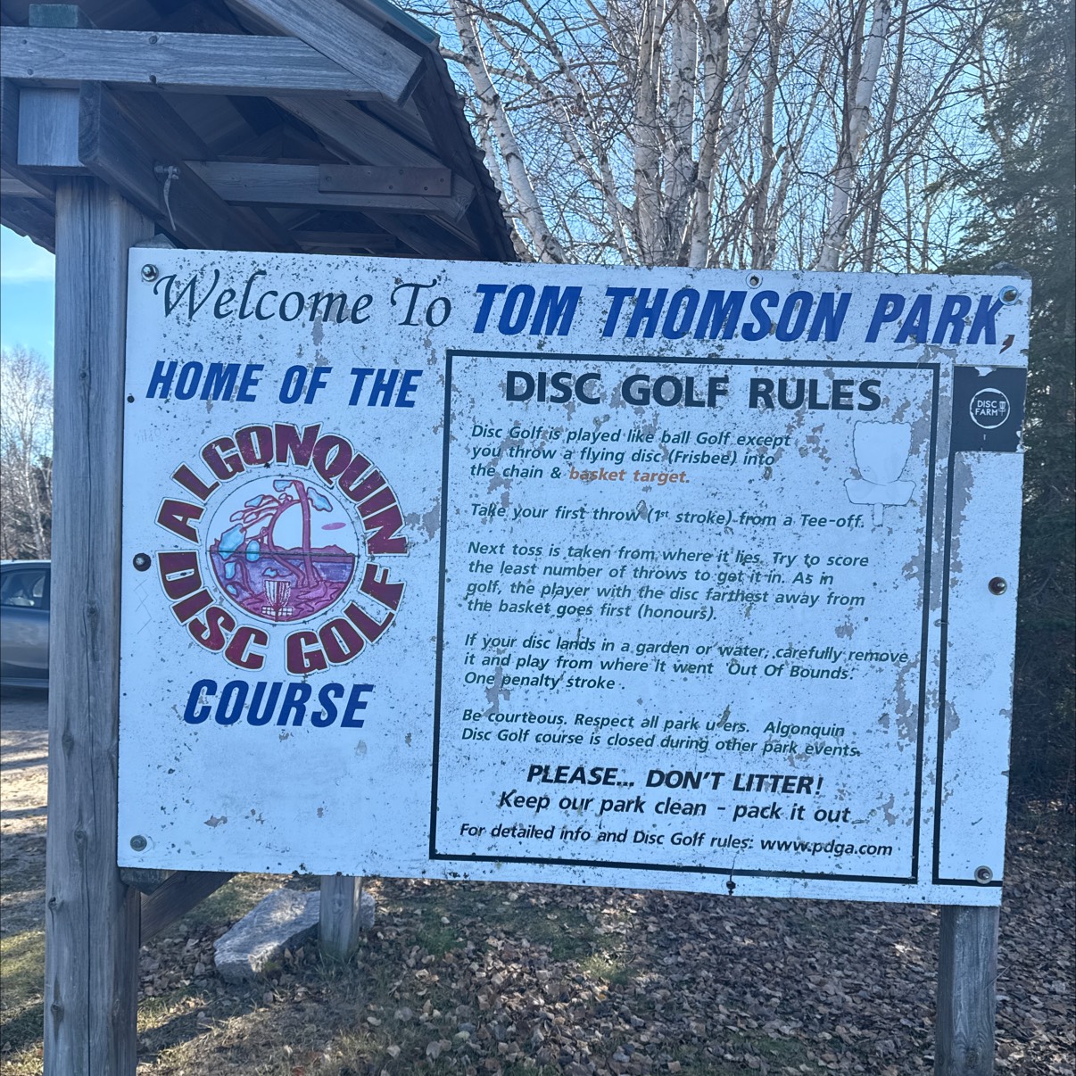 Algonquin Disc Golf disc golf course in South River, ON