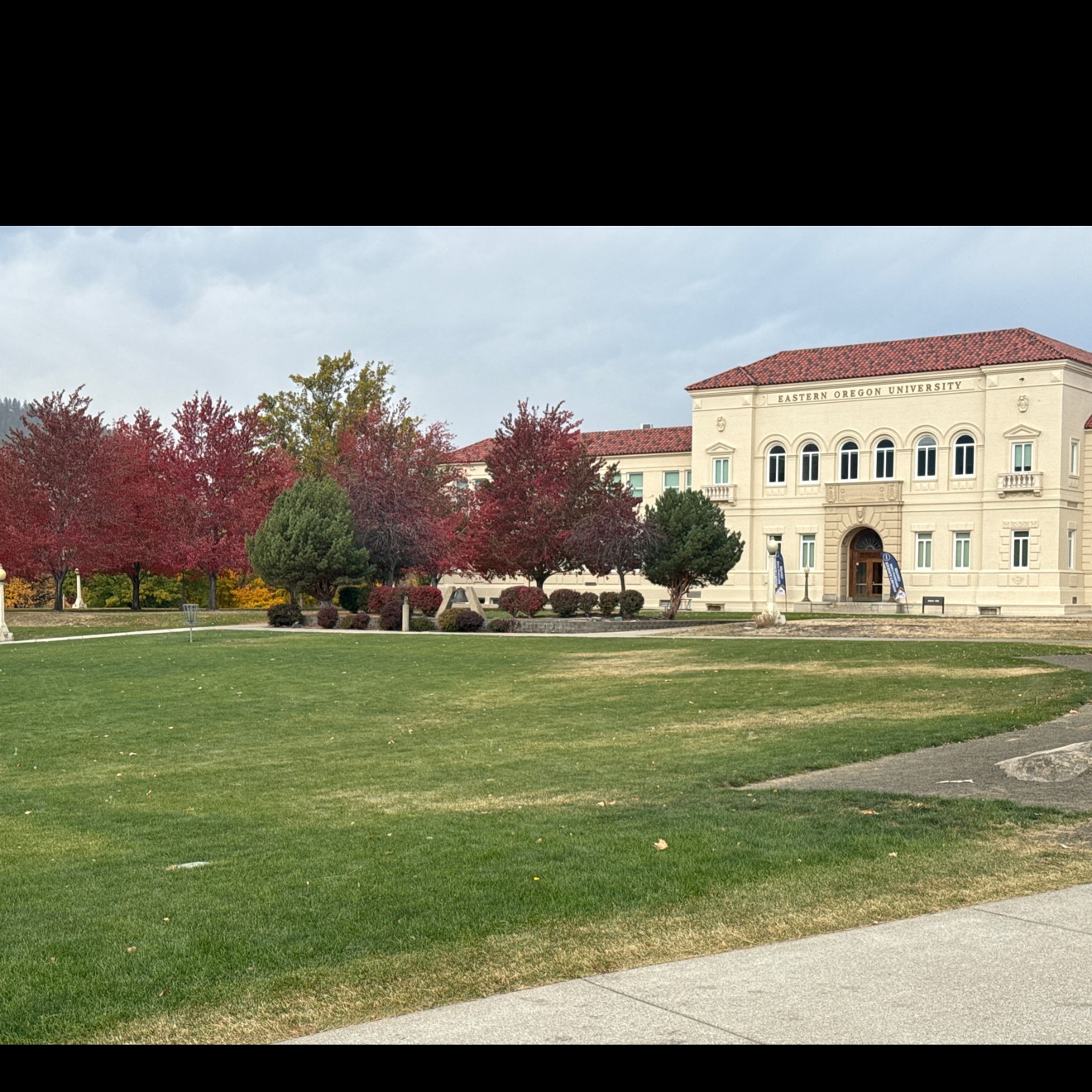 Eastern Oregon University disc golf course in La Grande, OR