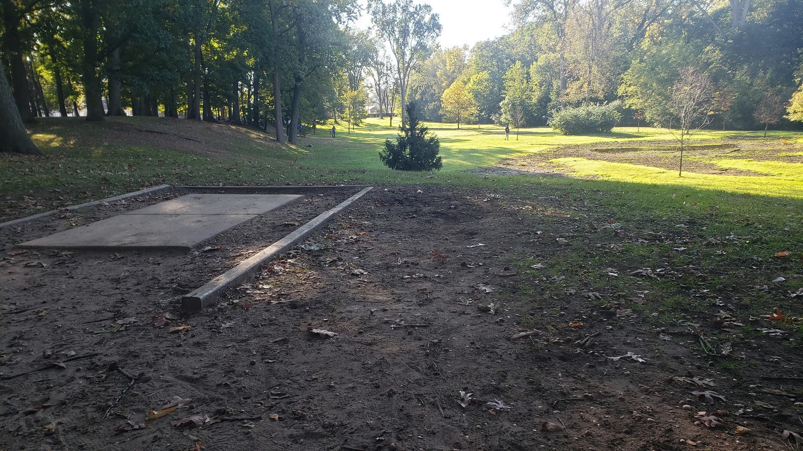 Wagner Park disc golf course in Royal Oak, Michigan