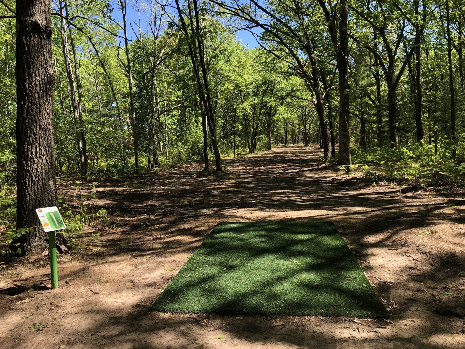 Green Lake DiscGolfPark disc golf course in Interlochen, Michigan