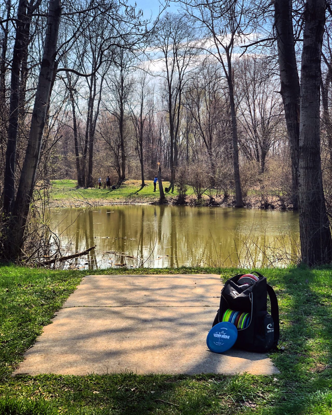 Vicksburg Recreational Park disc golf course in Vicksburg, Michigan