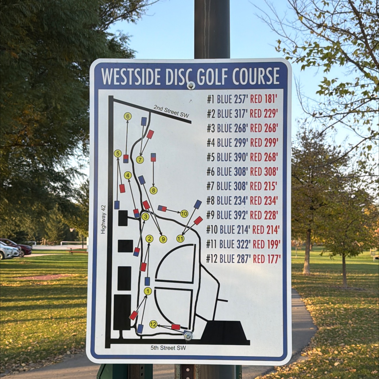 Westside Park Disc Golf Course disc golf course in Eyota, MN