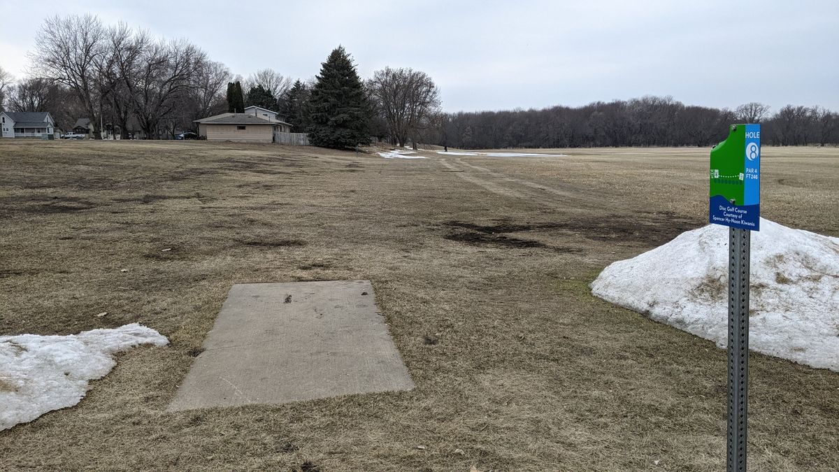 River View Park disc golf course in Spencer, Iowa