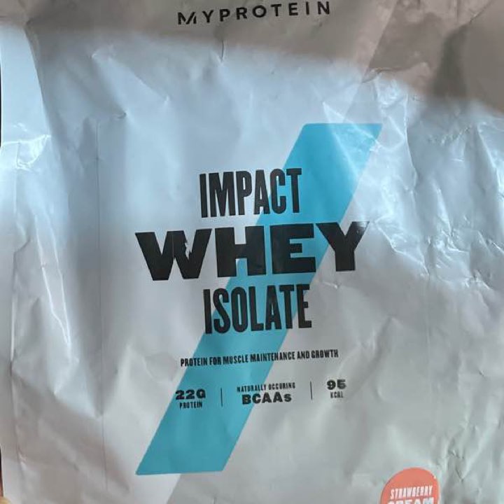 Impact whey isolate fresas y nata