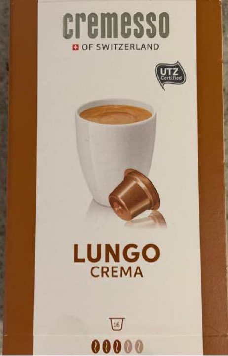 Lungo crema capsula cafe