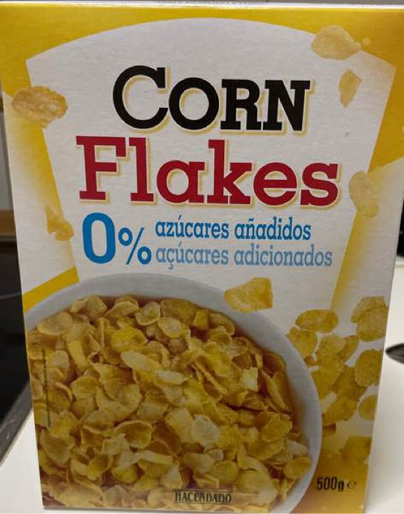 Corn flakes 0% azúcares añadidos 